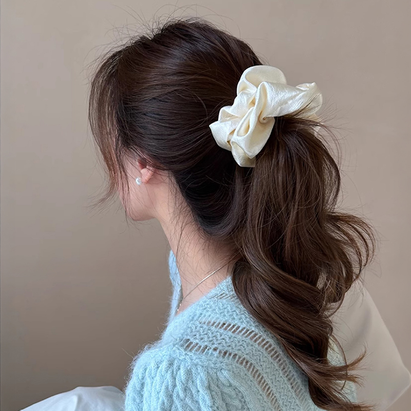 SAC8182 デイリーサテンシュシュ ヘアアクセサリー - SONA