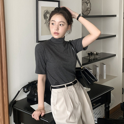 韓国/Smoothmood ロングワンピース ワンピース 2トーンカラー肩開きニットロングワンピース 韓国