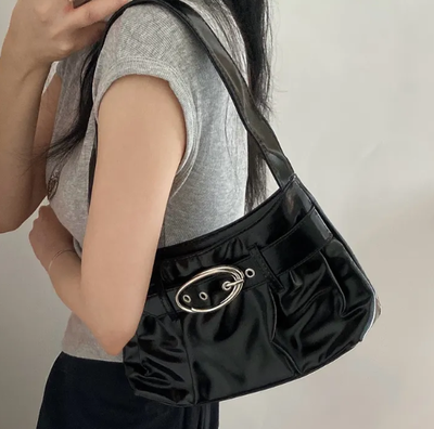 エナメルミニショルダーバッグ