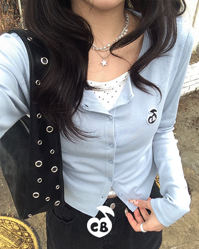 [NEW컬러❤️7차리오더] 레이어드 도트 패치 가디건