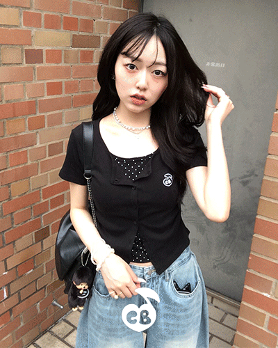 [NEW컬러❤️7차리오더] 레이어드 도트 패치 가디건