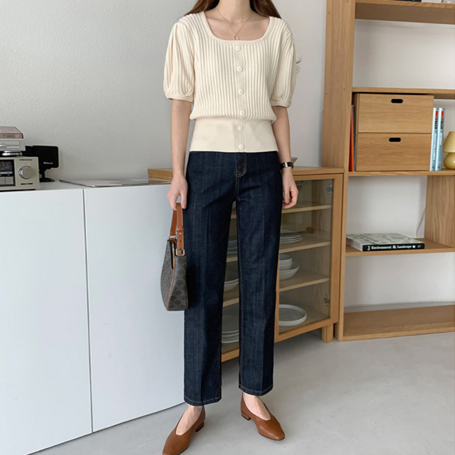 ストレートフィットデニム