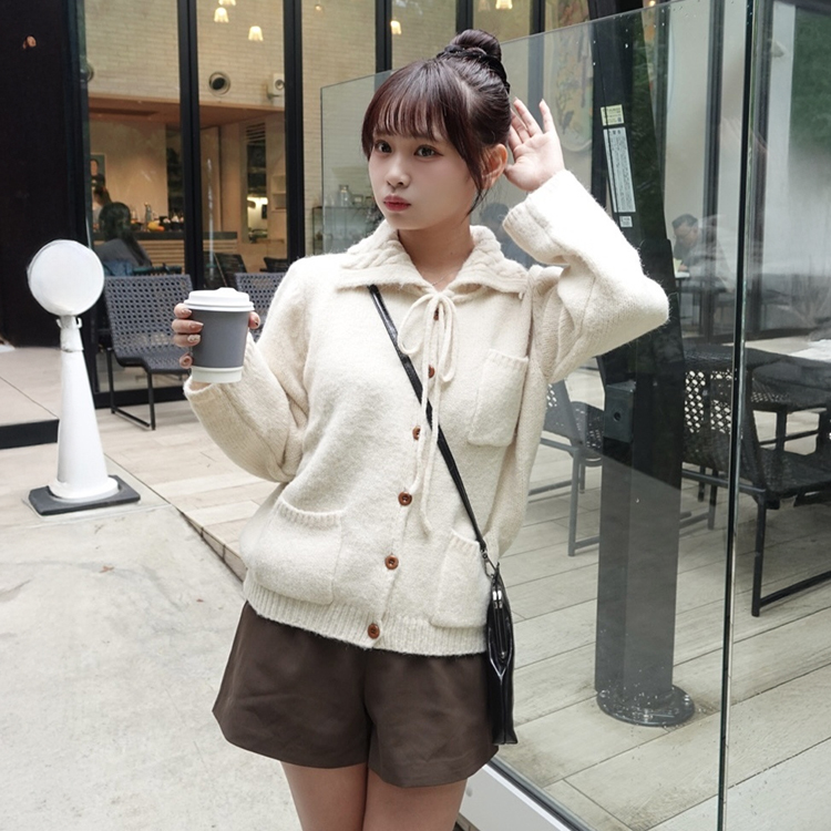 ビックカラーカーディガン｜カーディガン｜韓国ファッション通販