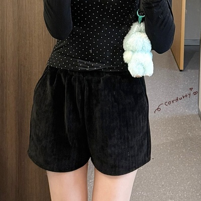 コーデュロイショートパンツ
