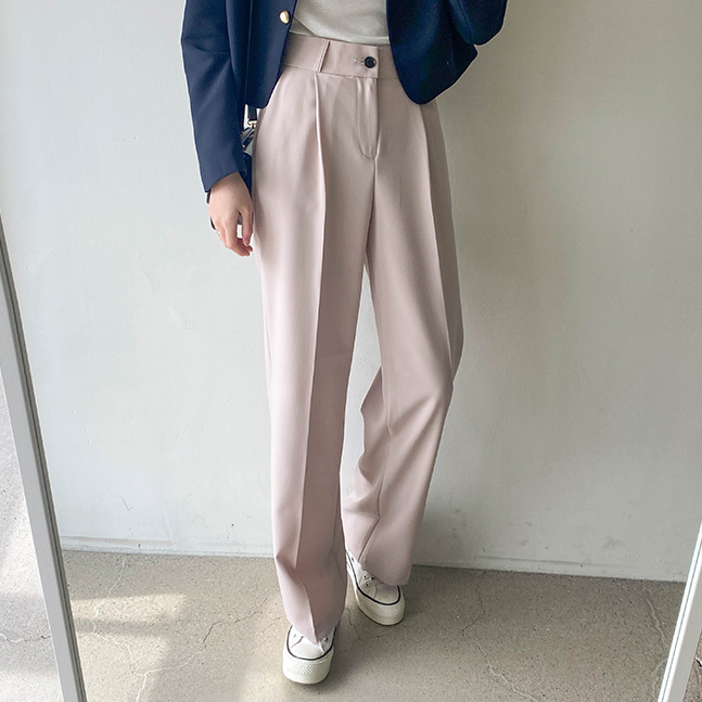 ストレートピンタックスラックス