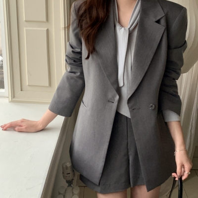 On メンズ ジャケット・ショートパンツセット グレー　美品 1759285582_list_.jpg