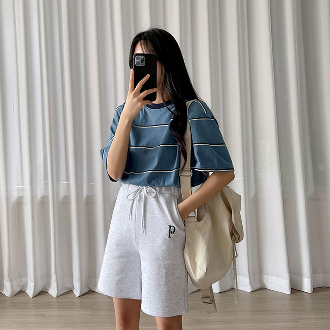 P刺繍トレーニングショートパンツ