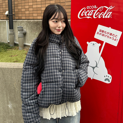ホンダ チェック柄ジャケット ダウンライナー付き 1762477654_3.gif