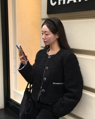 ステッチツイードジャケット