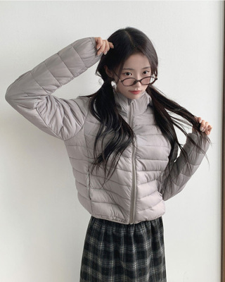 저렴이NO 웰론 충전재 후드 경량패딩 집업 휴대용 파우치 세트