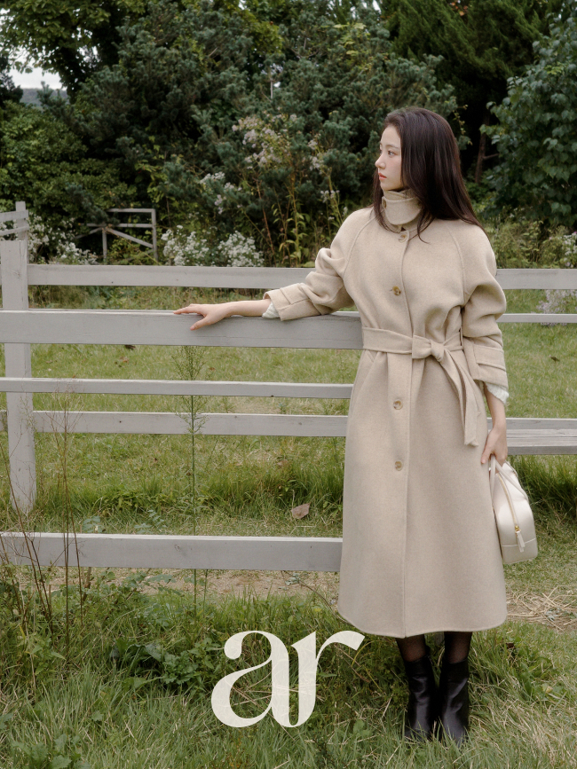 自社製作／ハイクオリティ） ヘリンボーン ベルト付き