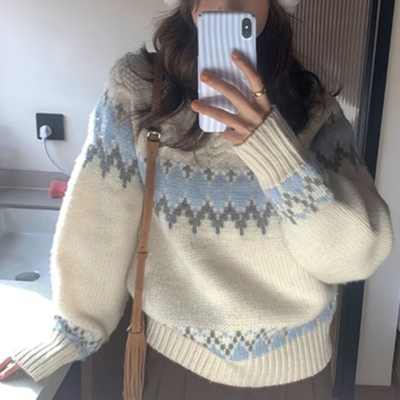 ジャカードニット