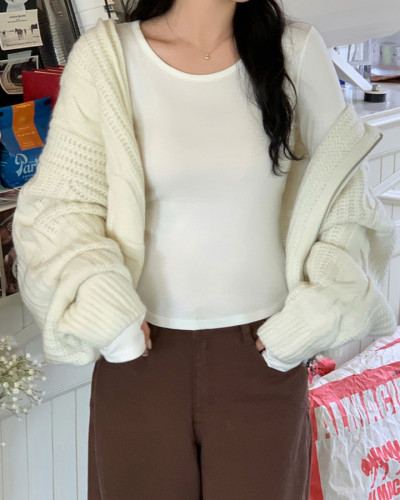 sinoon フード付きパーカー　ジップアップ　韓国 A'GEM/9 × .kom 『NOMUNUAL/ノーマニュアル』 COWICHAN HOODED ZIP-UP