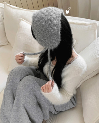 ニット厚手イヤーマフ(6color)