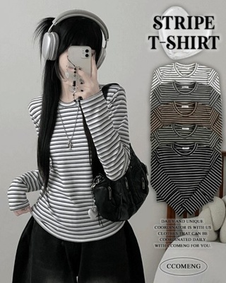 기모단가라스트라이프라운드여유핏긴팔티