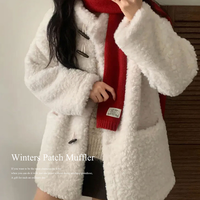 ウィンターニットマフラー