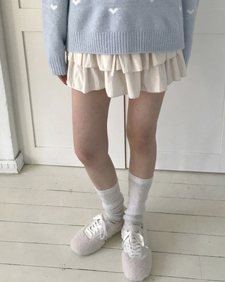 ボアフリースバレエムードシューズ