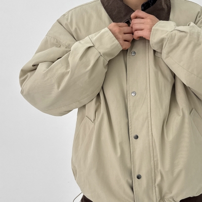 バイカラーワークダウンジャンパー｜ダウン｜韓国ファッション通販 SONA