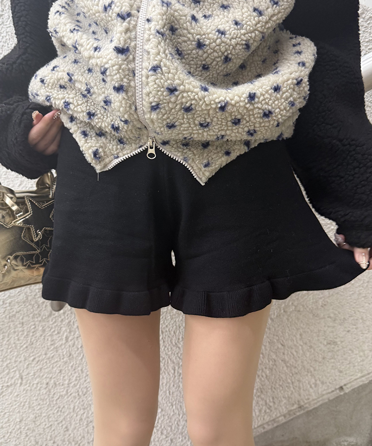 フリルニットショートパンツ｜ショートパンツ｜韓国ファッション通販 SONA