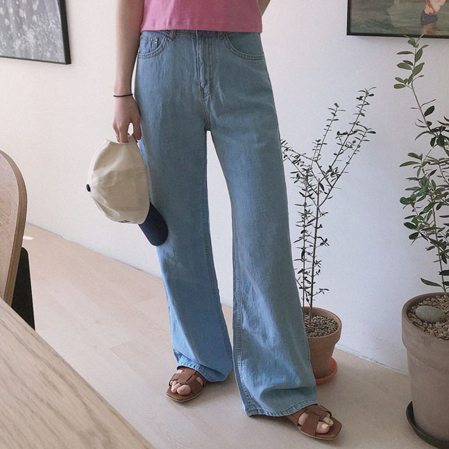 ストレートパンツ2色
