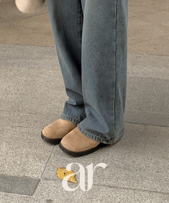 (スエード素材/厚底ヒール) スエード バックストラップ クロッグシューズ