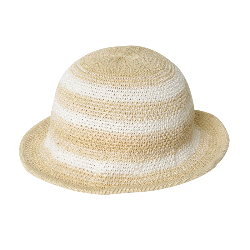 Sona ボーダー柄バケットハット 10代 代女性ファッション韓国通販