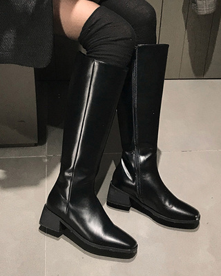 ベーシックスクエアロングブーツ