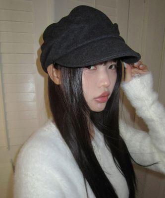 ウールプリーツキャップ