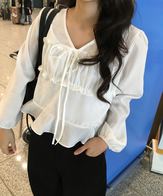 【美品】　ORR 韓国 ブラウス ブラウス｜韓国ファッション通販 SONA