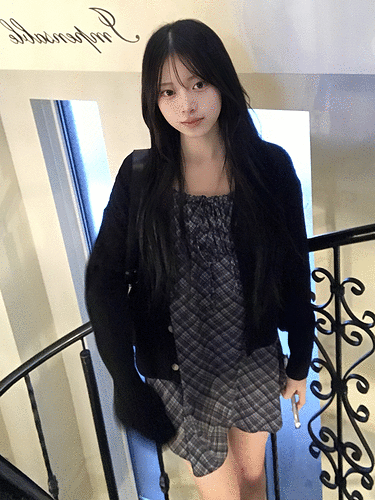 トラッフルチェックキャミワンピ