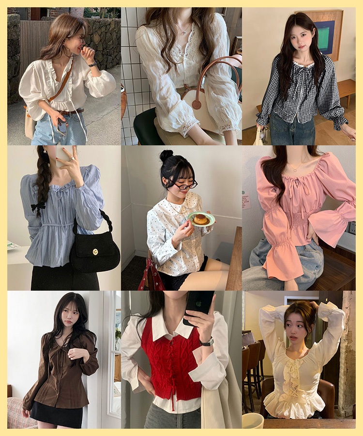 【彼女感たっぷり♥超特価】 かわいすぎるブラウス20種