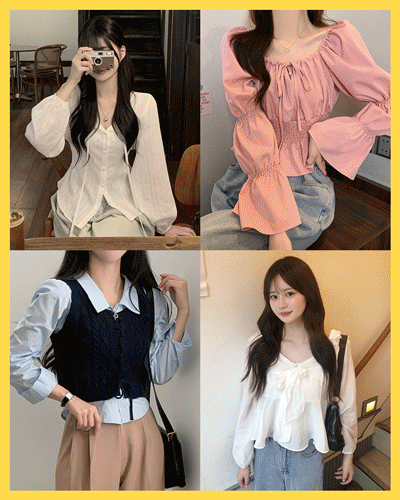 【彼女感たっぷり♥超特価】 かわいすぎるブラウス20種  