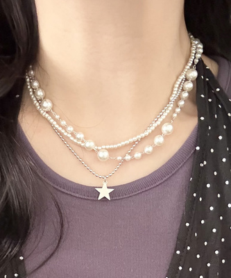 펄 스타 목걸이