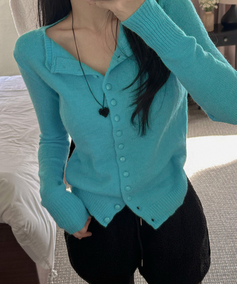 コットンキャンディニットカーディガン