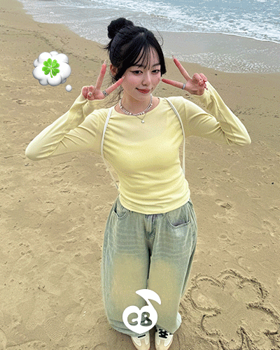 【❤️MADE】골지 랍빠 긴팔티셔츠