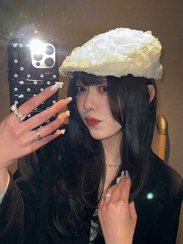 フラワーハンチングキャップ