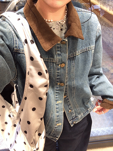 골덴 데님 자켓