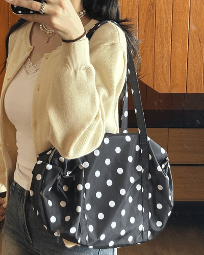 도트 숄더백