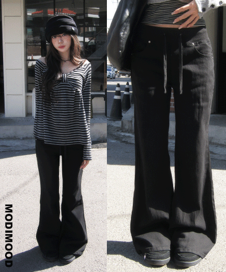 ブーツカットデイリーパンツ