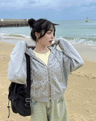 【✔기획】도트나그랑후드집업