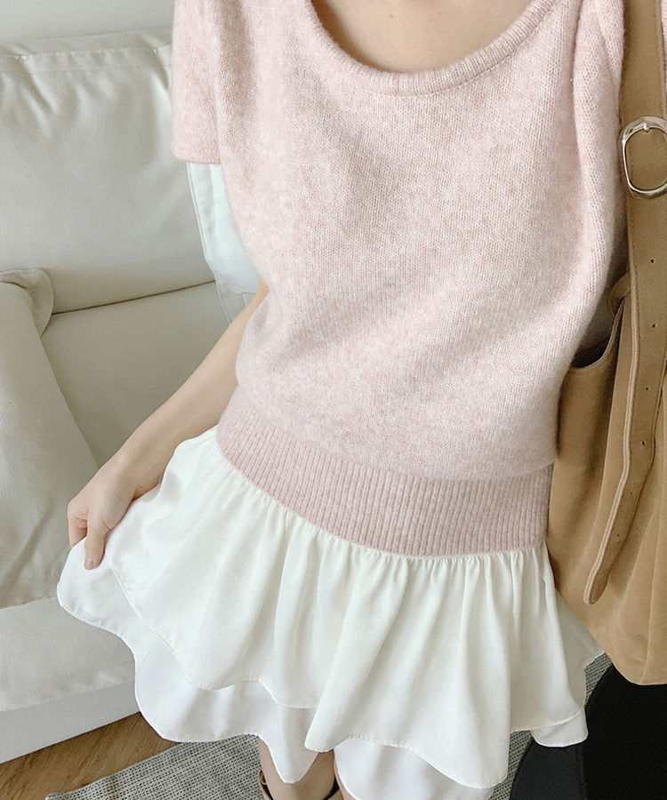 TAN BEAUTY&amp;YOUTH 別注 ニット ベスト ビスチェ 19AW 1086084494.jpg?1607270944
