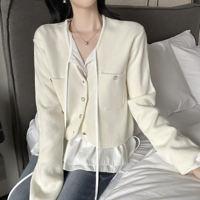 デイリーツイードクロップドジャケット