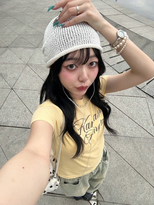 シャーリングニットビーニ