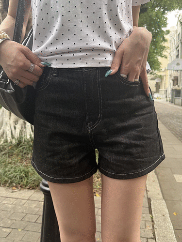 デニムショートパンツ