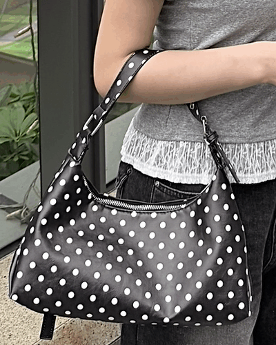 ドットショルダーバッグ