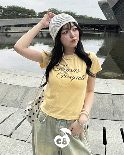 ❤️MADE】ペンダントスリムTシャツ｜半袖Tシャツ｜韓国ファッション