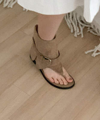 スエードトングブーツ