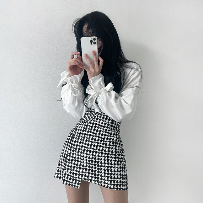 Sona アンバランスミニスカート 10代 代女性ファッション韓国通販