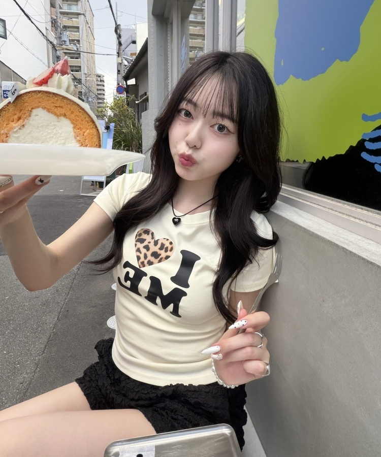 ラブミー半袖スリムTシャツ｜半袖Tシャツ｜韓国ファッション通販 SONA
