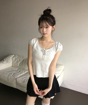 パフレースTシャツ